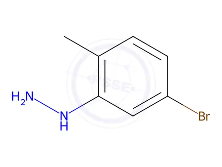 Chemical structure of (5-Bromo-2-methylphenyl)hydrazine