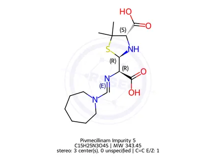 Chemical structure of Pivmecillinam Impurity 31