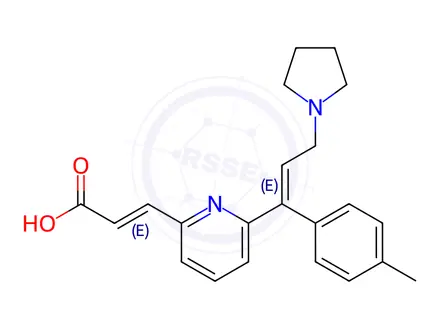 Chemical structure of Acrivastine