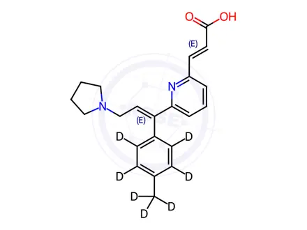 Chemical structure of Acrivastine D7