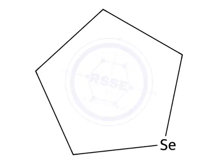 Chemical structure of Tetrahydro-selenophene