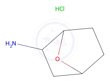Chemical structure of 7-Oxabicyclo[2.2.1]heptan-2-amine hydrochloride