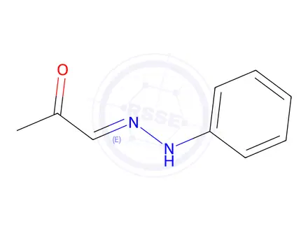 Chemical structure of 2-Oxopropanal N-Phenylhydrazone