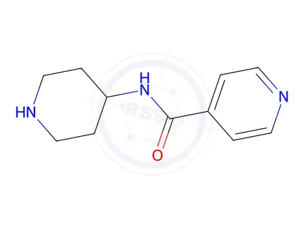 Chemical structure of N-(4-Piperidinyl)isonicotinamide hydrochloride