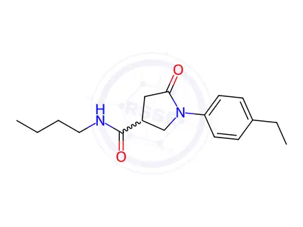 Chemical structure of N-Butyl-1-(4-ethylphenyl)-5-oxopyrrolidine-3-carboxamide