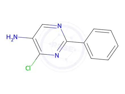 Chemical structure of 4-Chloro-2-phenylpyrimidin-5-amine