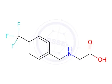 Chemical structure of (4-(Trifluoromethyl)benzyl)glycine