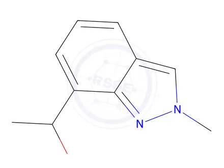 Chemical structure of 1-(2-Methyl-2H-indazol-7-yl)ethan-1-ol
