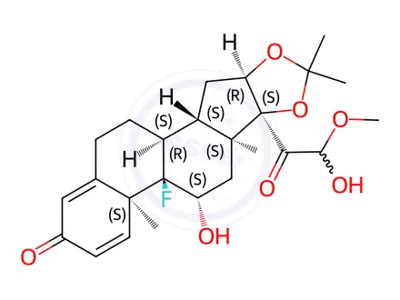 Chemical structure of Triamcinolone Acetonide Impurity 71