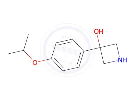 Chemical structure of 3-(4-Isopropoxyphenyl)azetidin-3-ol
