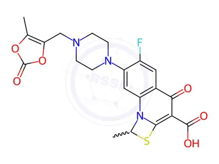 Chemical structure of Prulifloxacin