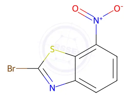 Chemical structure of 2-BROMO-7-NITROBENZOTHIAZOLE
