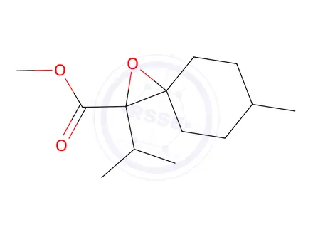 Chemical structure of Methyl 2-isopropyl-6-methyl-1-oxaspiro[2.5]octane-2-carboxylate