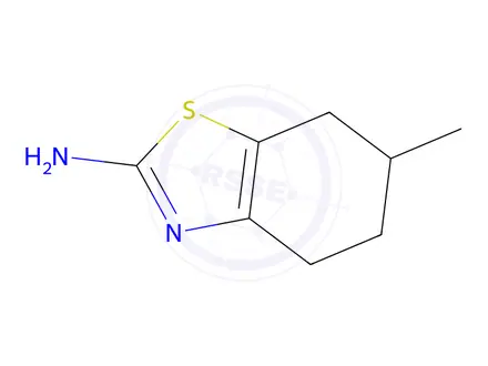 Chemical structure of 6-Methyl-4,5,6,7-tetrahydro-1,3-benzothiazol-2-amine
