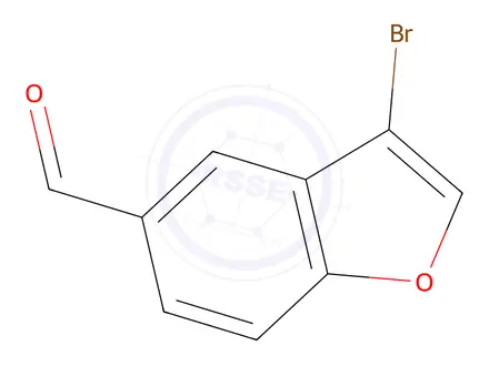 Chemical structure of 3-Bromo-benzofuran-5-carbaldehyde