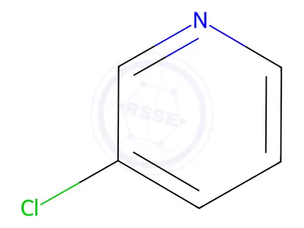Chemical structure of 3-Chloropyridine