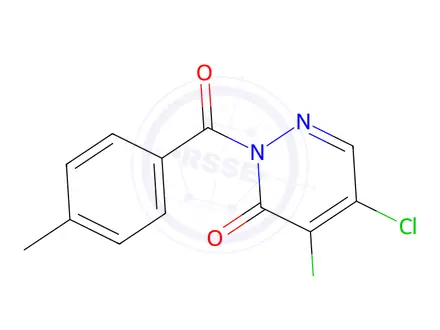 Chemical structure of 4,5-dichloro-2-(4-methylbenzoyl)pyridazin-3-one