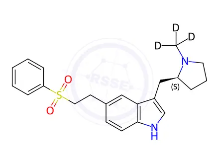 Chemical structure of ent-Eletriptan-d3