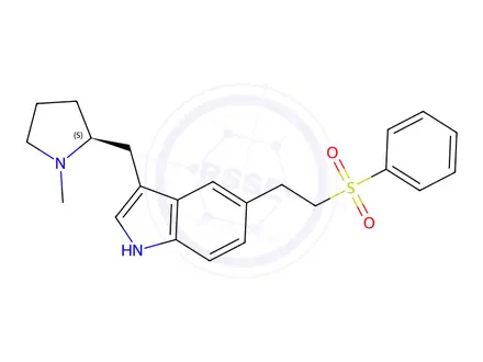 Chemical structure of ent-Eletriptan