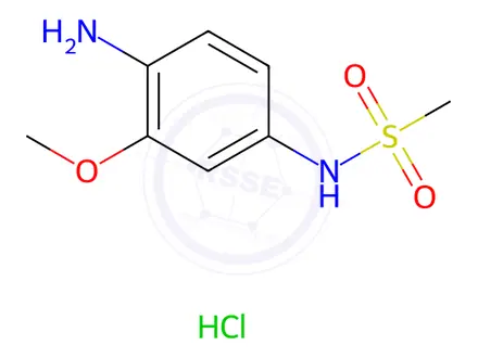 Chemical structure of N-(4-Amino-3-methoxyphenyl)methanesulfonamide (HCl Salt)