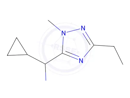 Chemical structure of Cyclopropyl(3-ethyl-1-methyl-1h-1,2,4-triazol-5-yl)methanamine