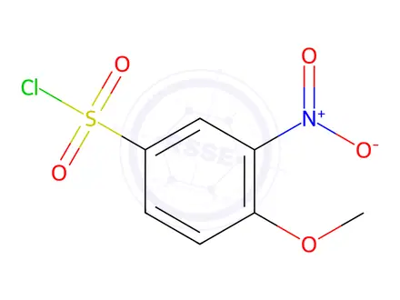 Chemical structure of 4-Methoxy-3-nitro-benzenesulfonyl chloride