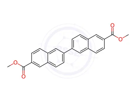 Chemical structure of Adapalene Impurity A Dimethyl Ester
