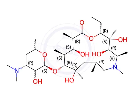 Chemical structure of Azithromycin EP Impurity J