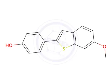 Chemical structure of Raloxifene Impurity 16