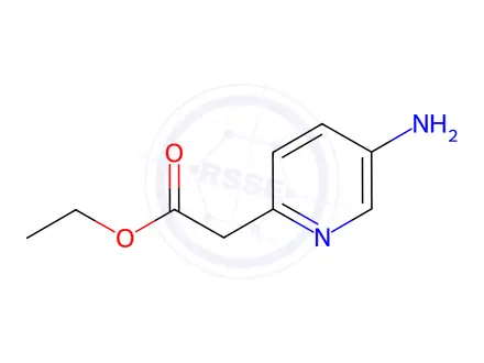 Chemical structure of Ethyl (5-Amino-2-pyridinyl)acetate