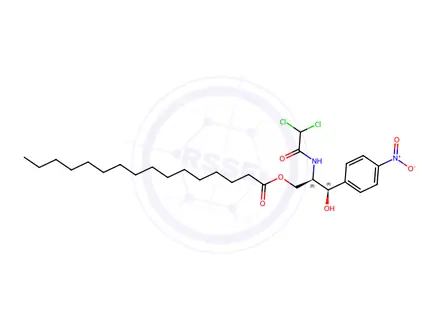 Chemical structure of Chloramphenicol Palmitate