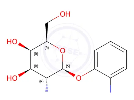 Chemical structure of 2-Nitrophenyl 2-acetamido-2-deoxy-b-D-galactopyranoside