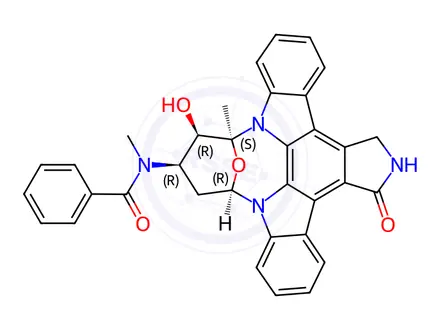 Chemical structure of O-Desmethyl Midostaurin