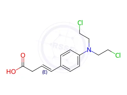 Chemical structure of 3,4-Dehydro Chlorambucil