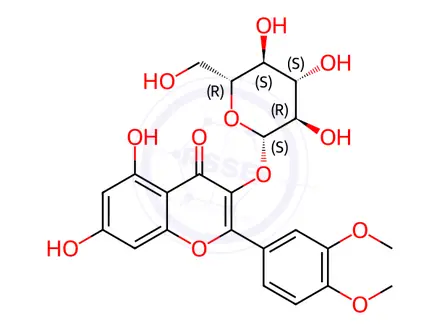Chemical structure of Flavonol Glycosides Impurity 20