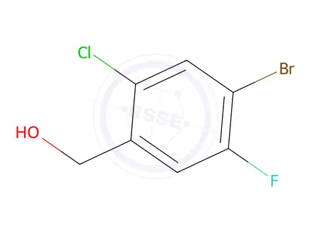 Chemical structure of (4-Bromo-2-Chloro-5-Fluorophenyl)Methanol