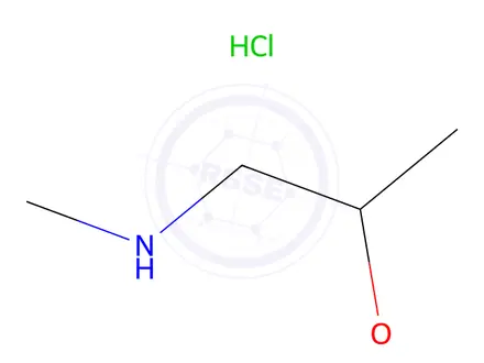 Chemical structure of (2-METHOXY-PROPYL)-METHYL-AMINEHYDROCHLORIDE