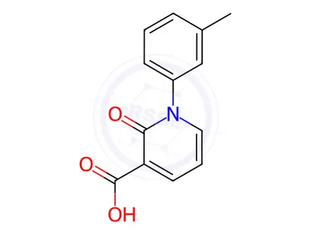 Chemical structure of 2-Oxo-1-(m-tolyl)-1,2-dihydropyridine-3-carboxylic acid