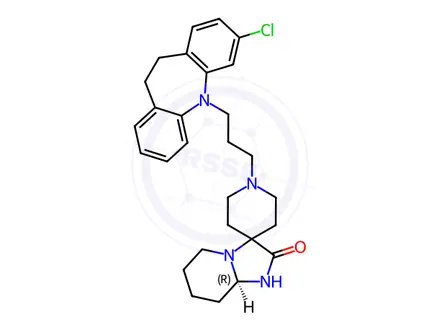 Chemical structure of Mosapramine Impurity 1