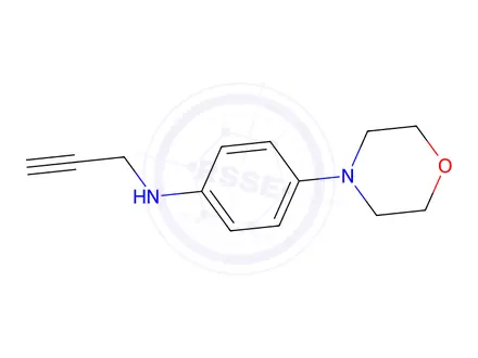 Chemical structure of 4-Morpholino-N-(prop-2-yn-1-yl)aniline