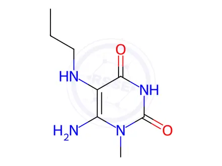 Chemical structure of Uracil Impurity 156