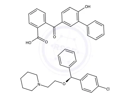 Chemical structure of Cloperastine Impurity 1 Fendizoate