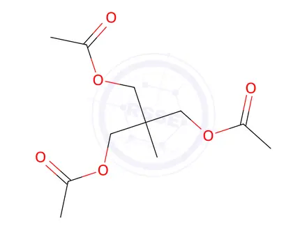 Chemical structure of 3-(Acetyloxy)-2-[(acetyloxy)methyl]-2-methylpropyl Acetate