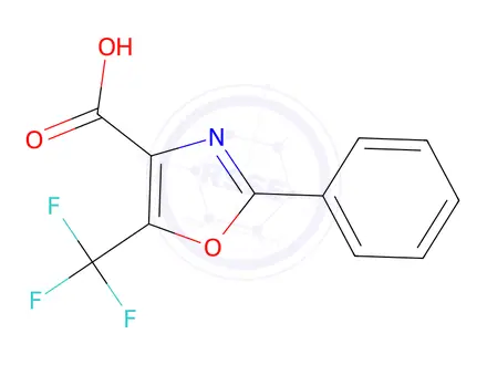 Chemical structure of 2-Phenyl-5-(Trifluoromethyl)Oxazole-4-Carboxylic Acid