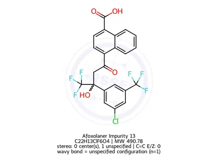 Chemical structure of Afoxolaner Impurity 52