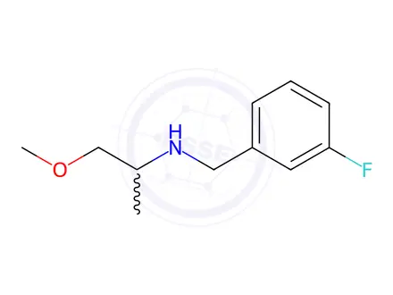 Chemical structure of N-(3-Fluorobenzyl)-1-methoxypropan-2-amine