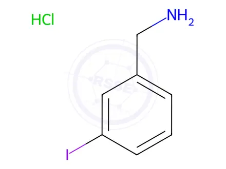 Chemical structure of (3-Iodophenyl)Methanamine Hydrochloride
