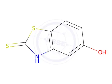 Chemical structure of 5-hydroxy-2-mercapto benzthiazole