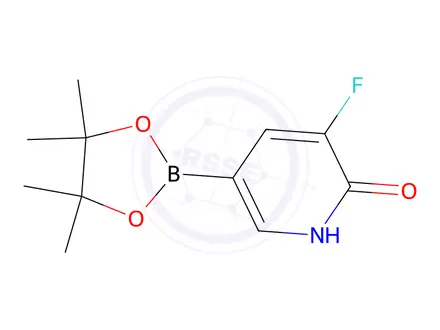 Chemical structure of 3-Fluoro-5-(4,4,5,5-tetramethyl-1,3,2-dioxaborolan-2-yl)pyridin-2-ol