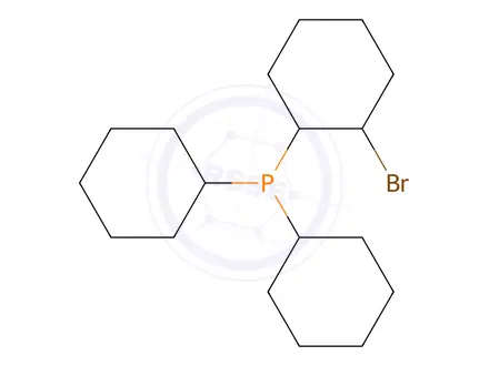 Chemical structure of (2-bromophenyl)dicyclohexylphosphine
